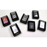 Zippo. Seven Afghanistan related lighters, incl. Task Force Afghanistan, Operation Enduring Freedom,