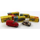 Five boxed Corgi and Dinky Toys, comprising, Dinky 198, Rolls-Royce Phantom V ; Dinky 199, Austin