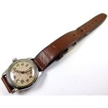 Rolex Oyster Raleigh Circa 1940/41 s/no 175469 case no 3478 Flat back on a replacement leather