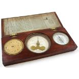 Level & Angle Indicator, by Fletcher & Sinclair, Liverpool, circa mid 19th century, comprising sun