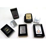 Zippo. Eight Air Force related lighters, incl. 493 Fighter Squadron, KAF Kandahar Airfield, 1417 (