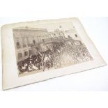 Black and white Boer War related mounted photographs, one photograph depicts a group shot of Royal