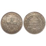 Lincolnshire, Lincoln silver 18th. century shilling token, 1812 of Millson & Preston, GEF