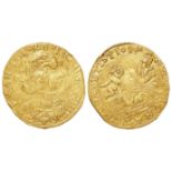 Italian States, Modena gold 2 Scudi d'Oro ND (c.1632) 6.4g, FR# 779, Fine (a tiny bit under weight