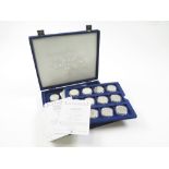 Canada. Collection of 36 Silver Dollars, includes bullion and proof issues, in hard plastic capsules