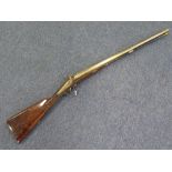 19th century double barrel percussion shot gun by Bales of Ipswich