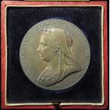 British Commemorative Medallion, silver d.55.5mm: Diamond Jubilee of Queen Victoria 1897, the