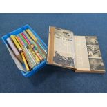 Box of numismatic books plus a bound volume of Parade for 1942-1943, buyer collects