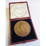 British Commemorative Medallion, bronze d.55mm: Diamond Jubilee of Queen Victoria 1897, official