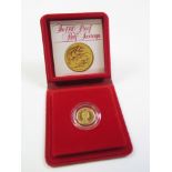 Half Sovereign 1980 Proof FDC
