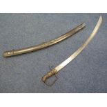 1796 Pattern Light Cavalry Troopers sword maker marked to the back of the blade with inspectors