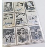 A & B C Gum, Footballers Plain back 1961 set, cat £352 mixed condition