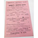 Barnsley v Sheffield United, 23rd September 1944, Football league - North