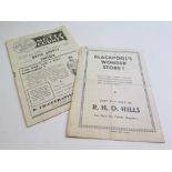 Blackpool v Derby County 1st Feb 1947 Div 1, and Notts County v Chelsea FA Cup game 5th Rnd 19/2/