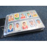 Album containing 18 complete sets of trade cards, football & boxing mainly, EXC - MINT cat value £