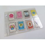 A & B C Gum, Scottish Football Crests 1971 set, cat £50 G-VG (one with tiny tear)