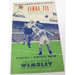Blackpool v Newcastle United, 28th April 1951, Fa Cup Final