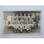 Barrow FC 1921/22 scarce photographic postcard of the team. This was the 1st season professional