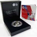 Britannia Two Pounds 2013 Silver Proof FDC. Boxed as issued