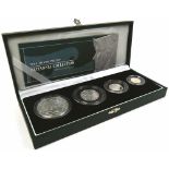 Britannia Silver Four coin set 2003. Proof aFDC. Boxed as issued