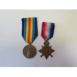 1915 Star and Victory Medal to 24046 Pte J McSweeney R.W.Fus. VF (2)