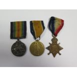 1915 Star Trio to LZ.5948 E H Dominey S.Boy RNVR. With copy service records, born Parkstone, Dorset.