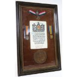 1915 Star Trio and Death Plaque with Scroll to G/1210 Pte Sidney (Sydney) Arthur Ede 2nd Bn R.