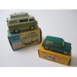 Corgi Toys, Ford Thames Airborne Caravan 420, olive green body, contained in original box,