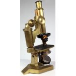 Monocular microscope, by Browning, London, height 28.5cm