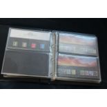 GB - collection of Presentation Packs in binder, better noted inc Definitives   (approx 38)   Nice