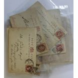 GB - 1880's small lot of used commercial Postal Stationary Cards from various locations, mostly used