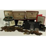 Channel Islands, mixed coins 19th-20thC, plus sets and commemoratives including silver.