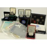 Channel Islands, collection of Silver Proof, Mint sets / Proof sets etc.