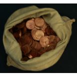 GB 1967 Halfpennies, a sack full, uncirculated (buyer collects).