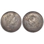 Crown 1820 LX ESC 219 Lustrous A/UNC and attractively toned, the obverse with some small spots