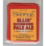 Beer Labels, Ellis & Co (Richmond) Ltd, Surrey, Ellis' Richmond Pale Ale, v.r's, all the same (