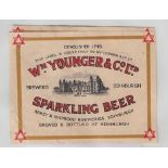 Beer Labels, Wm Younger & Co Ltd, Edinburgh, Sparkling Beer (thinning) and Sparkling Ale, (just