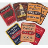 Beer Labels, George Beer & Rigden Ltd, Faversham, 7 different v.r's, (2 sl grubby o/w gen gd) (7)