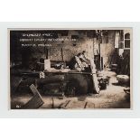Postcard, Sheffield, Yorks, 'Shepherd's Wheel' RP, No 1, grinding cutlery by water power (gd) (1)