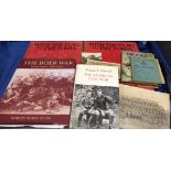 Military books etc, small collection of items inc. The American Civil War by Winston Churchill,