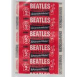 Trade card wrapper, A&BC Gum, The Beatles (gd) (1)