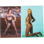 Glamour, a collection of approx 240 colour modern glamour cards in album inc. Nudes, erotic,