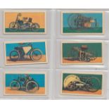 Trade cards, Transport, six sets, Sweetule Motorcycles Old & New (50 cards), Miranda 100 Years of