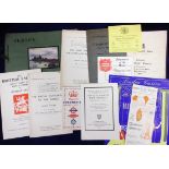 Ephemera, mixed selection including Royalty items, newspapers, programmes from events etc, 1910