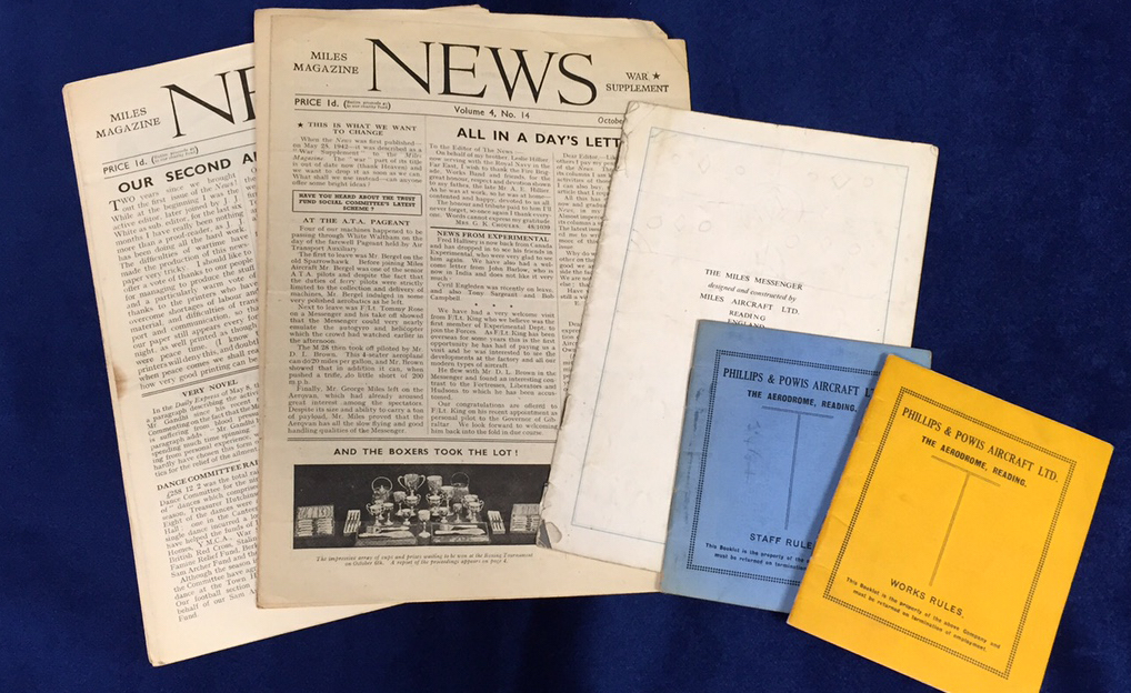 Ephemera, Aviation, Reading, 10 editions of Miles News Magazine, all Wartime supplements, 1943 to