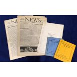 Ephemera, Aviation, Reading, 10 editions of Miles News Magazine, all Wartime supplements, 1943 to