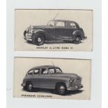 Trade cards, Kellogg's, 2 sets, Motor Cars (b/w) (40 cards) (gd) & Motor Cars (coloured) (40