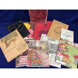 Ephemera, Garden Catalogues, selection of  11 pre-war catalogues, UK & Foreign inc. Co-operative