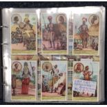 Trade cards, Liebig, a collection of 45+ sets in modern album, all from the 1950's inc. The