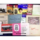 Transport ephemera, a quantity of books, booklets, photos, newspaper cuttings etc, noted selection